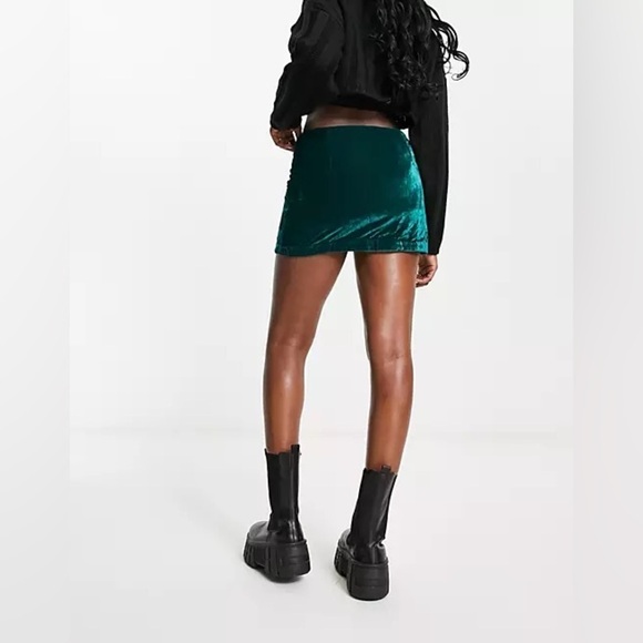 Free People Annalise Velvet Mini Skirt - Picture 4 of 8
